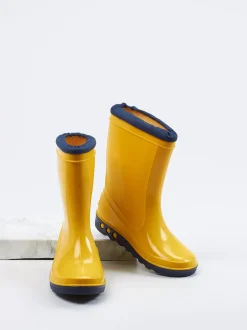 Nora – Kinder-Gummistiefel aus PVC in Sonnengelb