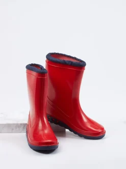 Nora – Kindergummistiefel aus Synthetik in Rot