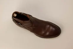 Officine Creative – Ankle Boots aus Kalbleder Mittelbraun