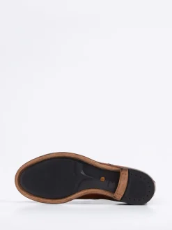 Officine Creative – Captoe-Boots aus Büffelleder braun