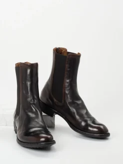 Officine Creative – Chelsea Boots aus Büffelleder braun