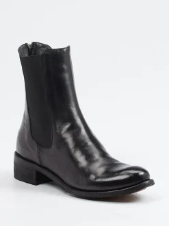 Officine Creative – Chelsea Boots aus Büffelleder schwarz