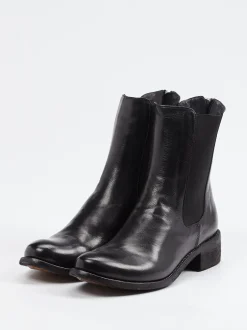 Officine Creative – Chelsea Boots aus Büffelleder schwarz