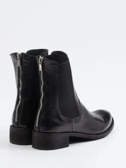 Officine Creative – Chelsea Boots aus Büffelleder schwarz
