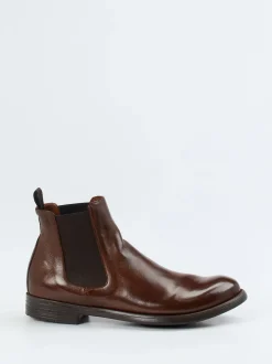 Officine Creative – Chelsea Boots aus Büffelleder braun