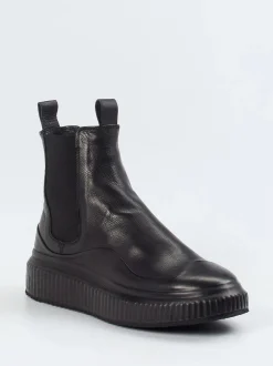 Officine Creative – Chelsea Boots aus Kalbleder Schwarz
