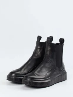 Officine Creative – Chelsea Boots aus Kalbleder Schwarz