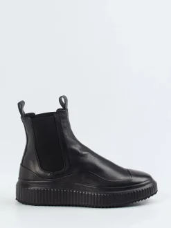 Officine Creative – Chelsea Boots aus Kalbleder Schwarz