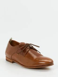 Officine Creative – Derbyschuh aus Känguruleder Cognac