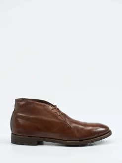 Officine Creative – Desert Boots aus Büffelleder braun