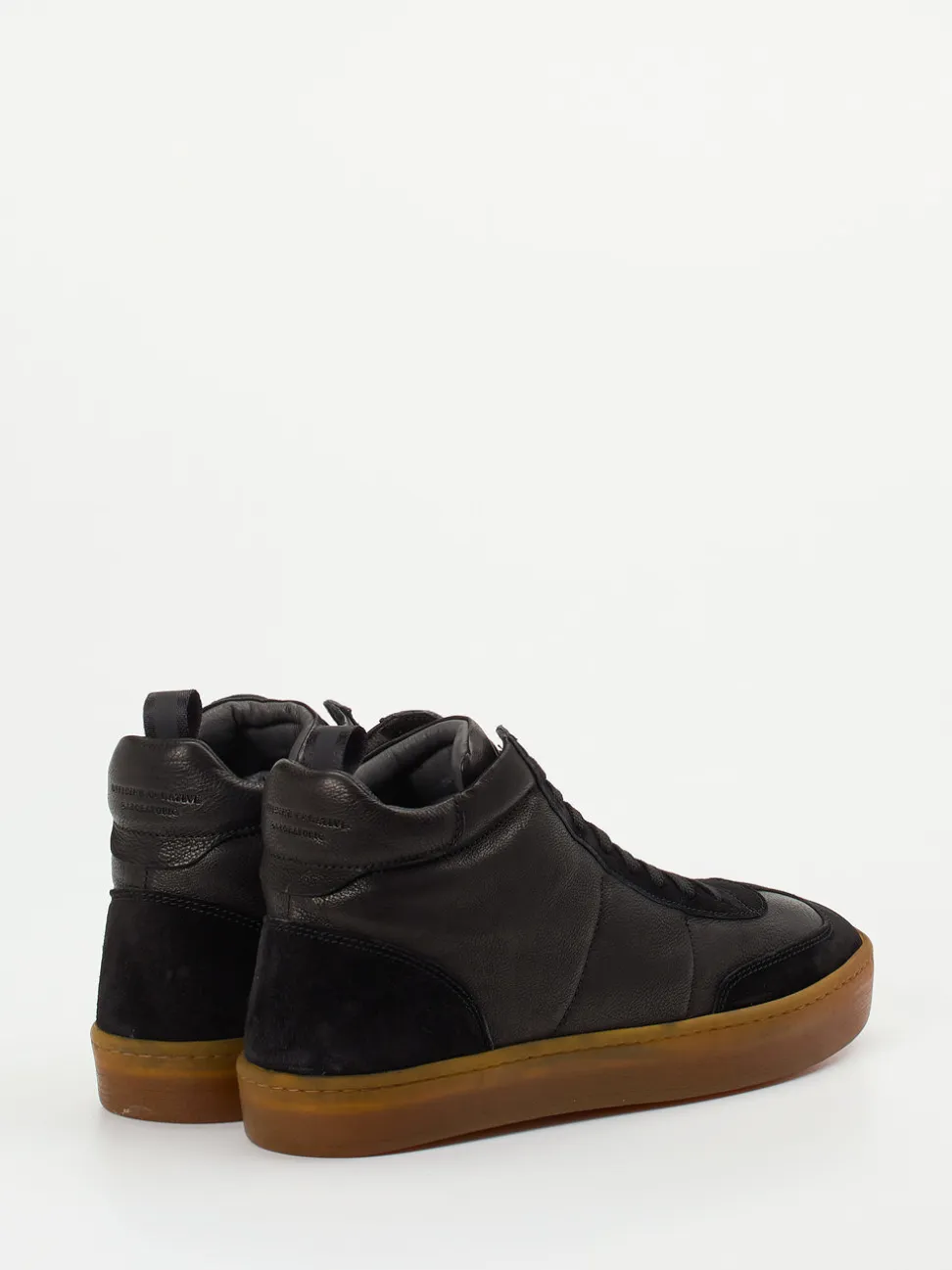 Officine Creative – High-Top Sneaker aus Kalbleder schwarz