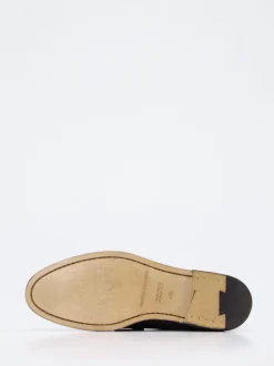 Officine Creative – Penny Loafer aus Hirschleder Schwarz