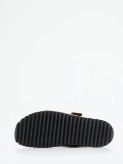 Officine Creative – Slides aus Kalbleder in Braun