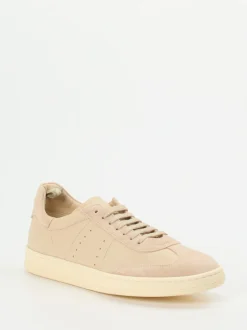 Officine Creative – Sneaker aus Veloursleder Beige
