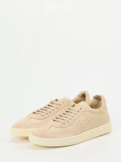Officine Creative – Sneaker aus Veloursleder Beige
