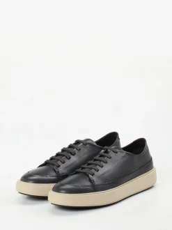 Officine Creative – Sneaker aus Lammleder tiefschwarz
