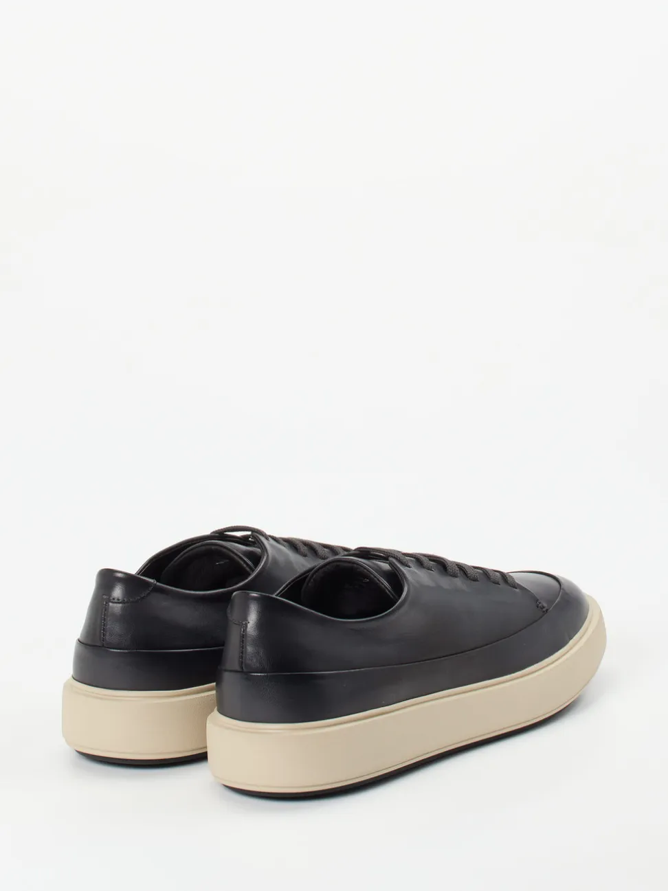 Officine Creative – Sneaker aus Lammleder tiefschwarz