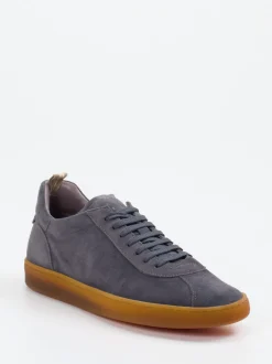 Officine Creative – Sneaker aus Veloursleder Anthrazit