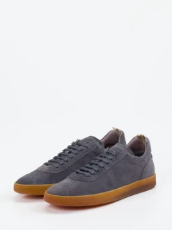 Officine Creative – Sneaker aus Veloursleder Anthrazit