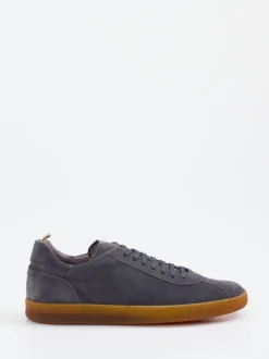 Officine Creative – Sneaker aus Veloursleder Anthrazit