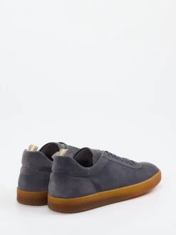 Officine Creative – Sneaker aus Veloursleder Anthrazit