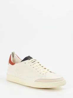 Officine Creative – Sneaker aus Kalbleder cremeweiß