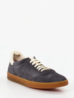 Officine Creative – Sneaker aus Veloursleder Dunkelblau