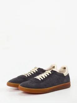 Officine Creative – Sneaker aus Veloursleder Dunkelblau