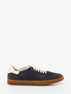 Officine Creative – Sneaker aus Veloursleder Dunkelblau