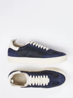 Officine Creative – Sneaker aus Kalbleder dunkelblau