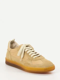 Officine Creative – Sneaker aus Veloursleder braun