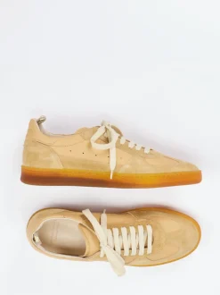 Officine Creative – Sneaker aus Veloursleder braun