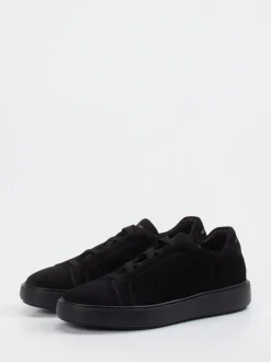 Officine Creative – Sneaker aus Veloursleder Schwarz