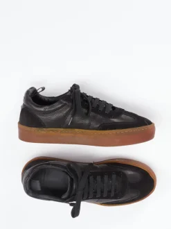 Officine Creative – Sneaker aus Veloursleder Schwarz