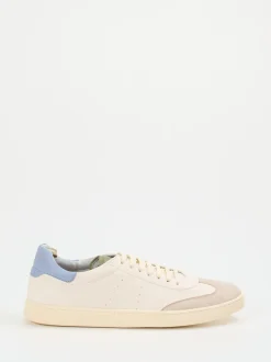 Officine Creative – Sneaker aus Kalbleder Cremeweiß