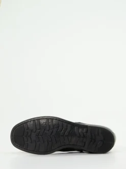 Officine Creative – Stiefeletten aus Büffelleder Schwarzbraun