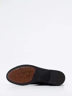 Officine Creative – Stiefelette aus Büffelleder schwarz