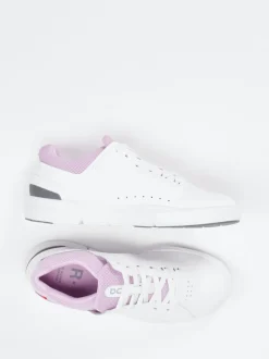 ON – Sneaker aus Kalbleder mit Mesh in Weiß