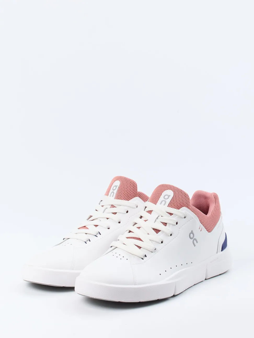 ON – Sneaker aus Leder und Mesh Weiß