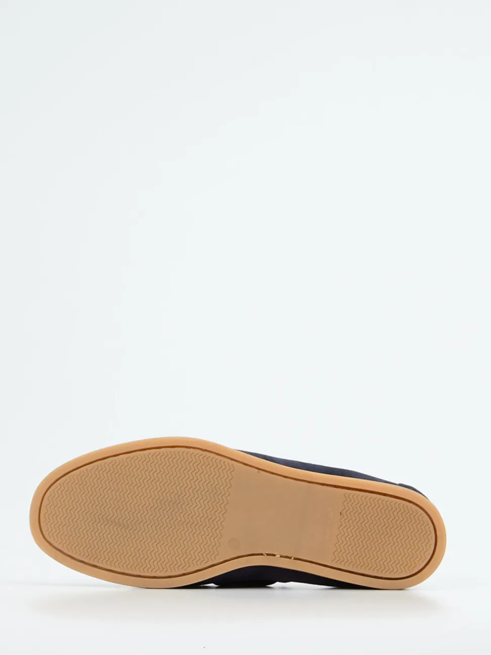 Opificio Vico – Bootsschuh aus Veloursleder Marineblau
