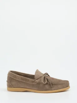 Opificio Vico – Mokassins aus Veloursleder taupe