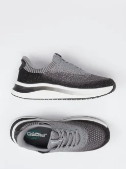 Orthofeet – Komfort-Sneaker aus Textil in Grau