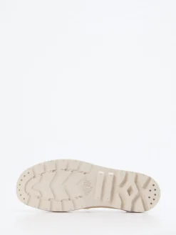 Palladium – Mary Jane Sneaker aus Canvas cremeweiß