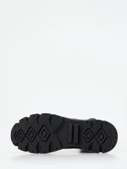 Palladium – Schnürboots aus Leder in Schwarz