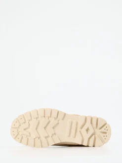Palladium – Schnürboots aus Veloursleder camel