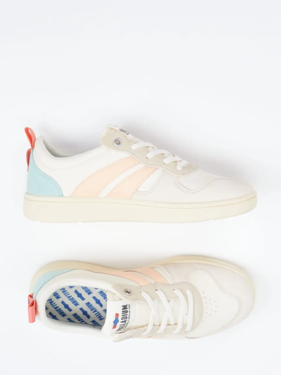 Palladium – Sneaker aus Leder in Pastell-Optik
