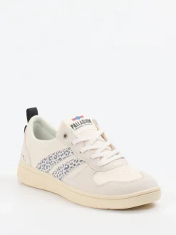 Palladium – Sneaker aus Leder mit Animalprint