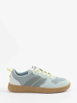 Palladium – Sneaker aus Veloursleder und Textil blaugrau