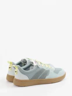 Palladium – Sneaker aus Veloursleder und Textil blaugrau