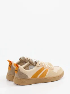 Palladium – Sneaker aus Veloursleder beige